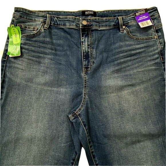 Buffalo David Bitton size 22/42 High Rise Stretch Skinny Mollie Blue Jeans NEW - Picture 3 of 11